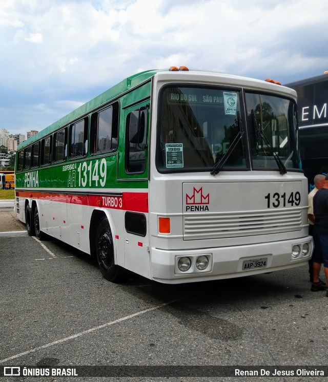 Empresa de Ônibus Nossa Senhora da Penha 13149 na cidade de São Paulo, São Paulo, Brasil, por Renan De Jesus Oliveira. ID da foto: 11165382.