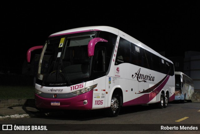 América Turismo 1105 na cidade de Marília, São Paulo, Brasil, por Roberto Mendes. Número da foto: #11166490.