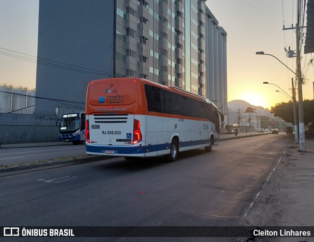 Expresso União 10389 na cidade de Niterói, Rio de Janeiro, Brasil, por Cleiton Linhares. ID da foto: 11212572.