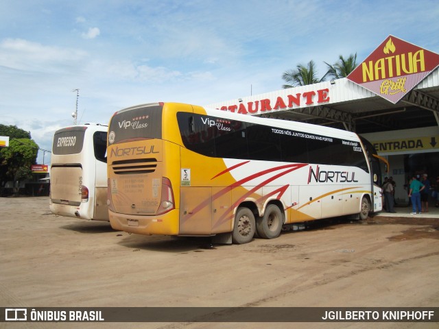 NortSul Turismo 13002 na cidade de Francisco Sá, Minas Gerais, Brasil, por JGILBERTO KNIPHOFF. ID da foto: 11212422.