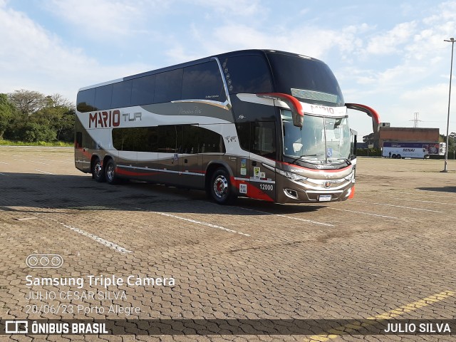 Mariotur Transporte e Turismo Ltda. 12000 na cidade de Porto Alegre, Rio Grande do Sul, Brasil, por JULIO SILVA. Número da foto: #11214438.
