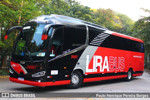 Lirabus 26007 na cidade de São Paulo, São Paulo, Brasil, por Paulo Henrique Pereira Borges. Número da foto: #11213656.