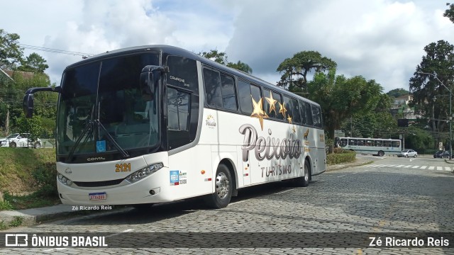 Peixoto Turismo 2121 na cidade de Petrópolis, Rio de Janeiro, Brasil, por Zé Ricardo Reis. ID da foto: 11212882.