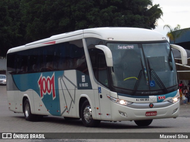 Auto Viação 1001 RJ 108.283 na cidade de Resende, Rio de Janeiro, Brasil, por Maxwel Silva. ID da foto: 11212896.