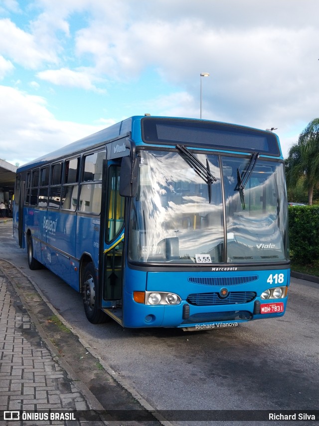 Biguaçu Transportes Coletivos Administração e Participação 418 na cidade de Florianópolis, Santa Catarina, Brasil, por Richard Silva. Número da foto: #11212658.
