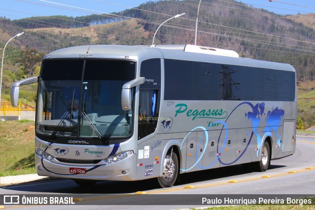 Pegasus Tur Turismo 8517 na cidade de Aparecida, São Paulo, Brasil, por Paulo Henrique Pereira Borges. ID da foto: 11213664.