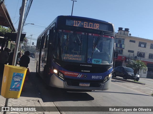 Next Mobilidade - ABC Sistema de Transporte 80.013 na cidade de Ribeirão Pires, São Paulo, Brasil, por Rafael Lopes de Oliveira. Número da foto: #11216719.