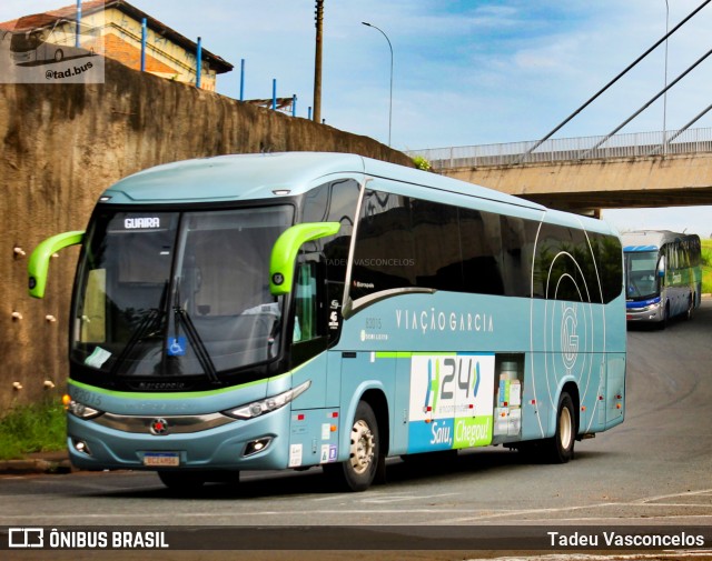 Viação Garcia 82015 na cidade de Campinas, São Paulo, Brasil, por Tadeu Vasconcelos. ID da foto: 11215058.