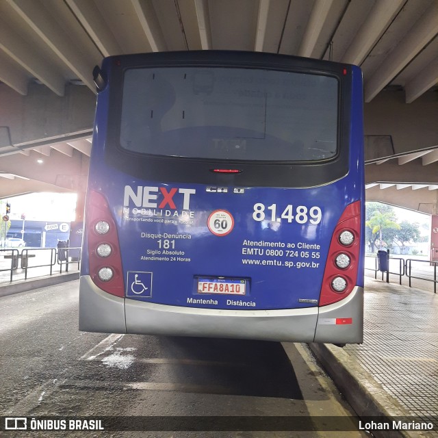Next Mobilidade - ABC Sistema de Transporte 81.489 na cidade de São Caetano do Sul, São Paulo, Brasil, por Lohan Mariano. Número da foto: #11215087.