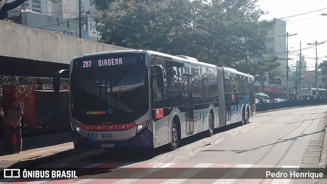 Next Mobilidade - ABC Sistema de Transporte 8341 na cidade de Santo André, São Paulo, Brasil, por Pedro Henrique. Número da foto: #11217000.