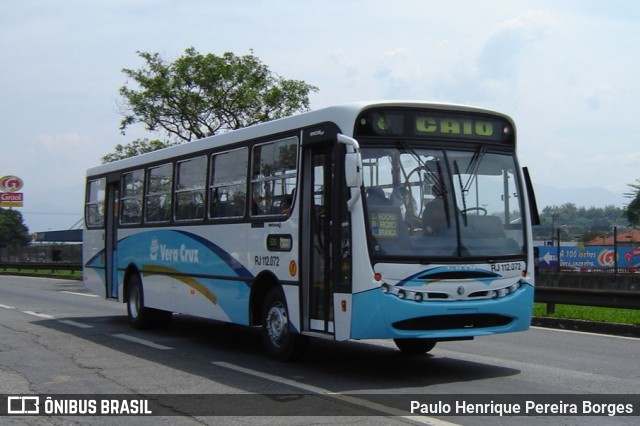 Auto Viação Vera Cruz - Belford Roxo RJ 112.072 na cidade de Resende, Rio de Janeiro, Brasil, por Paulo Henrique Pereira Borges. Número da foto: #11216754.