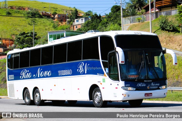 Rio Novo Turismo 2600 na cidade de Barra do Piraí, Rio de Janeiro, Brasil, por Paulo Henrique Pereira Borges. ID da foto: 11216637.