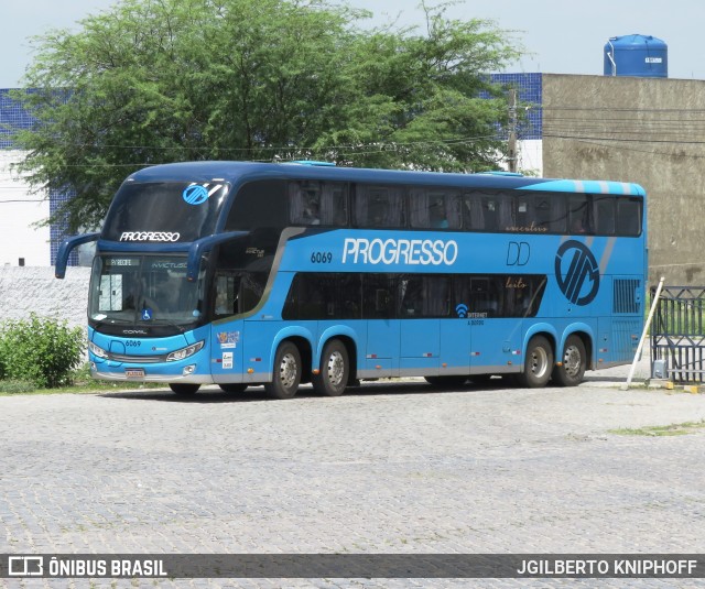 Auto Viação Progresso 6069 na cidade de Caruaru, Pernambuco, Brasil, por JGILBERTO KNIPHOFF. ID da foto: 11215101.