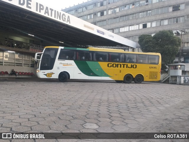 Empresa Gontijo de Transportes 12615 na cidade de Ipatinga, Minas Gerais, Brasil, por Celso ROTA381. ID da foto: 11215825.