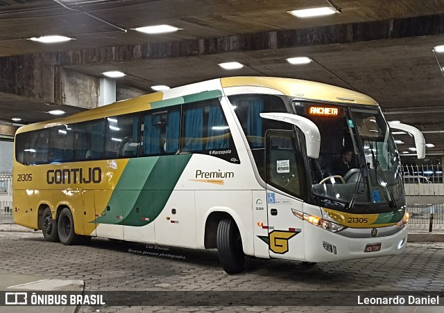 Empresa Gontijo de Transportes 21305 na cidade de Belo Horizonte, Minas Gerais, Brasil, por Leonardo Daniel. Número da foto: #11217456.