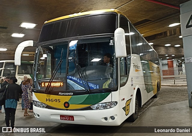 Empresa Gontijo de Transportes 14645 na cidade de Belo Horizonte, Minas Gerais, Brasil, por Leonardo Daniel. ID da foto: 11216014.