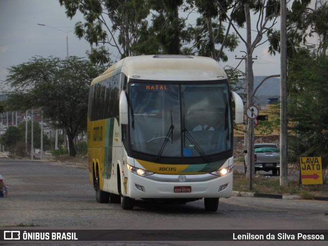 Empresa Gontijo de Transportes 18015 na cidade de Caruaru, Pernambuco, Brasil, por Lenilson da Silva Pessoa. Número da foto: #11217331.