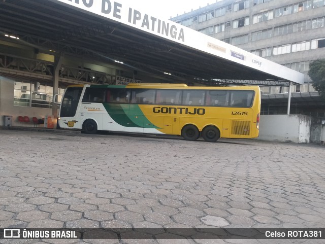 Empresa Gontijo de Transportes 12615 na cidade de Ipatinga, Minas Gerais, Brasil, por Celso ROTA381. Número da foto: #11215834.