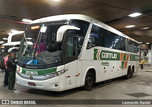 Empresa Gontijo de Transportes 21365 na cidade de Belo Horizonte, Minas Gerais, Brasil, por Leonardo Daniel. ID da foto: 11216562.