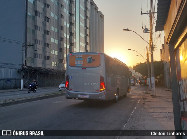 Auto Viação 1001 RJ 108.1155 na cidade de Niterói, Rio de Janeiro, Brasil, por Cleiton Linhares. ID da foto: 11215985.