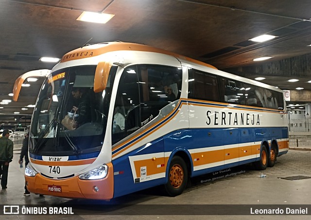 Viação Sertaneja 740 na cidade de Belo Horizonte, Minas Gerais, Brasil, por Leonardo Daniel. Número da foto: #11215988.