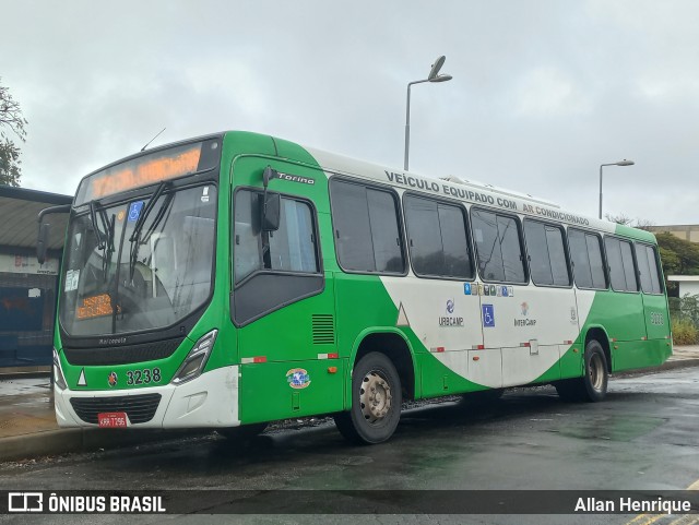 VB Transportes e Turismo 3238 na cidade de Campinas, São Paulo, Brasil, por Allan Henrique. Número da foto: #11215110.