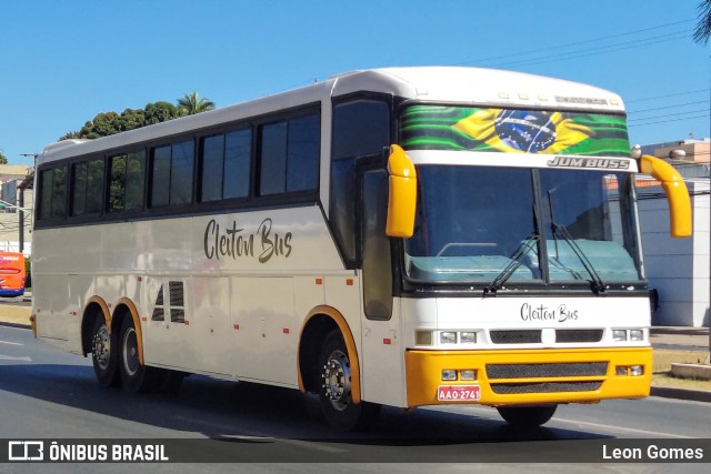 Cleiton Bus 2741 na cidade de Cuiabá, Mato Grosso, Brasil, por Leon Gomes. ID da foto: 11218789.