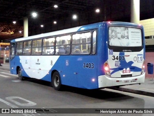 VB Transportes e Turismo 3403 na cidade de Campinas, São Paulo, Brasil, por Henrique Alves de Paula Silva. Número da foto: #11218268.