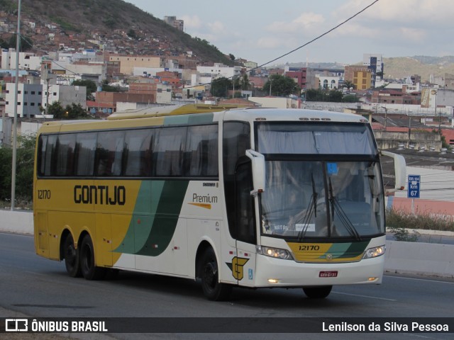 Empresa Gontijo de Transportes 12170 na cidade de Caruaru, Pernambuco, Brasil, por Lenilson da Silva Pessoa. Número da foto: #11220053.