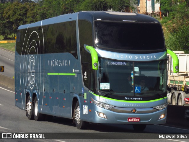 Viação Garcia 8501 na cidade de Barra Mansa, Rio de Janeiro, Brasil, por Maxwel Silva. Número da foto: #11218534.