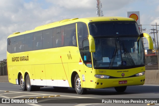 Rápido Marajó 70911 na cidade de Resende, Rio de Janeiro, Brasil, por Paulo Henrique Pereira Borges. Número da foto: #11219527.