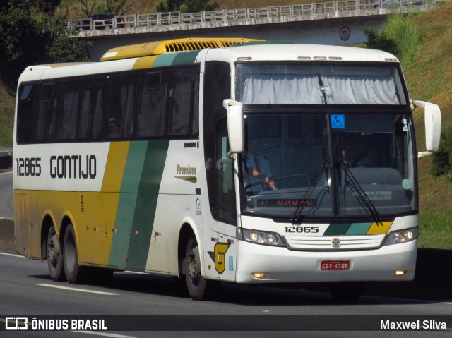 Empresa Gontijo de Transportes 12865 na cidade de Barra Mansa, Rio de Janeiro, Brasil, por Maxwel Silva. ID da foto: 11218487.