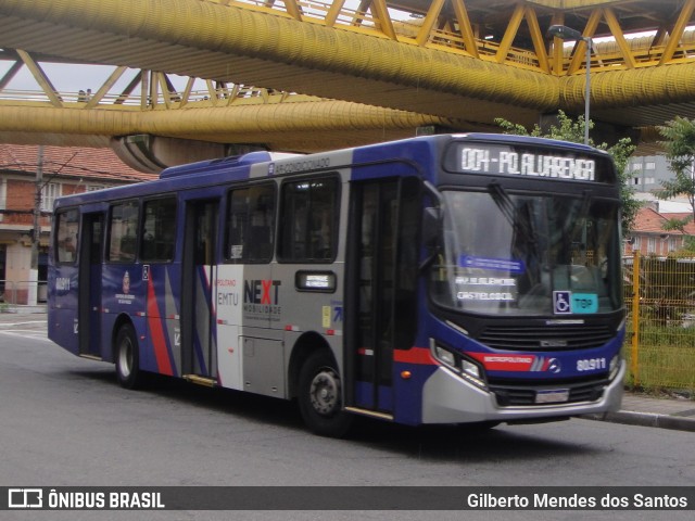 Next Mobilidade - ABC Sistema de Transporte 80.911 na cidade de São Paulo, São Paulo, Brasil, por Gilberto Mendes dos Santos. Número da foto: #11217679.