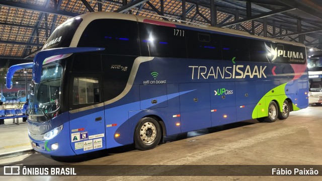 Trans Isaak Turismo 1711 na cidade de Embu das Artes, São Paulo, Brasil, por Fábio Paixão. ID da foto: 11218103.