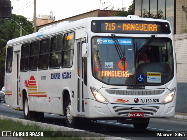 Viação Agulhas Negras RJ 169.026 na cidade de Volta Redonda, Rio de Janeiro, Brasil, por Maxwel Silva. Número da foto: #11218608.