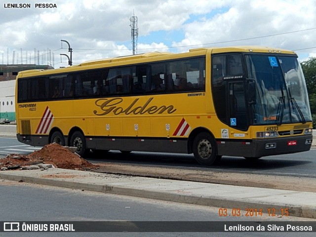 Viação Itapemirim 45233 na cidade de Caruaru, Pernambuco, Brasil, por Lenilson da Silva Pessoa. ID da foto: 11219862.