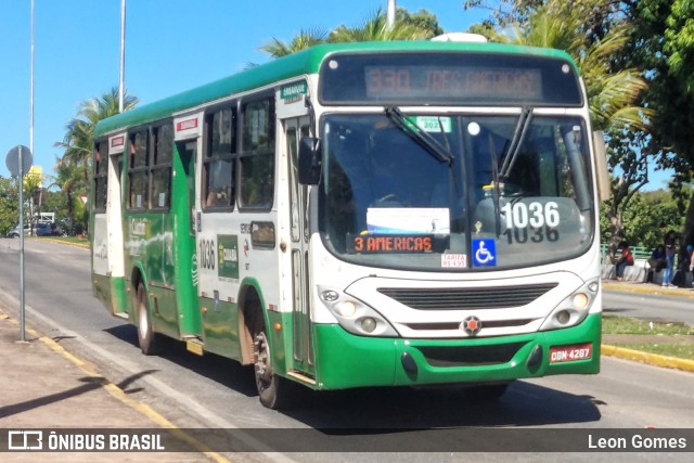 Viação Paraense Cuiabá Transportes 1036 na cidade de Cuiabá, Mato Grosso, Brasil, por Leon Gomes. Número da foto: #11218838.