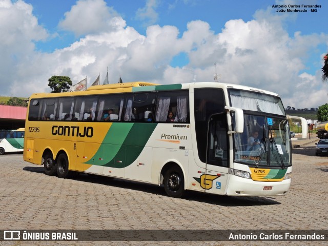Empresa Gontijo de Transportes 12795 na cidade de João Monlevade, Minas Gerais, Brasil, por Antonio Carlos Fernandes. Número da foto: #11218391.