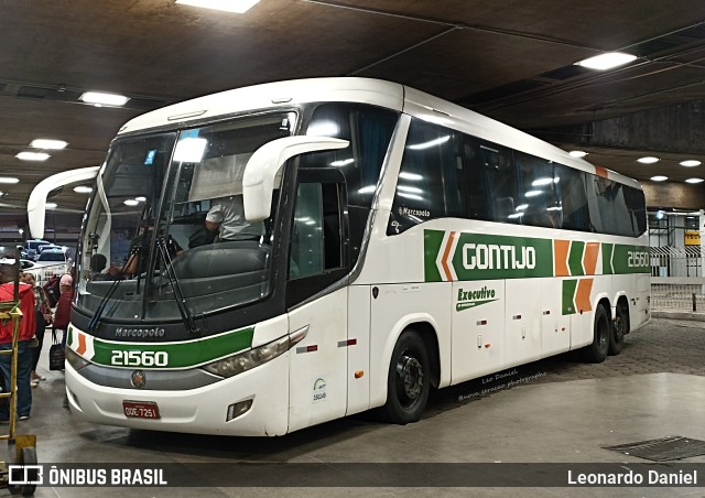 Empresa Gontijo de Transportes 21560 na cidade de Belo Horizonte, Minas Gerais, Brasil, por Leonardo Daniel. Número da foto: #11219535.