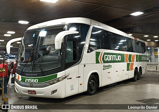 Empresa Gontijo de Transportes 21560 na cidade de Belo Horizonte, Minas Gerais, Brasil, por Leonardo Daniel. ID da foto: 11219535.