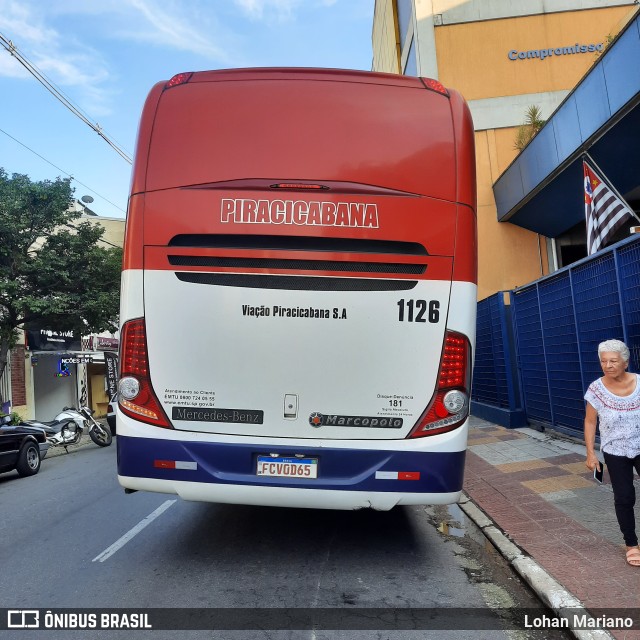 Viação Piracicabana 1126 na cidade de São Caetano do Sul, São Paulo, Brasil, por Lohan Mariano. Número da foto: #11218093.