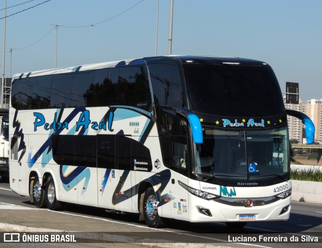 Pedra Azul Turismo 43000 na cidade de São Paulo, São Paulo, Brasil, por Luciano Ferreira da Silva. ID da foto: 11219926.