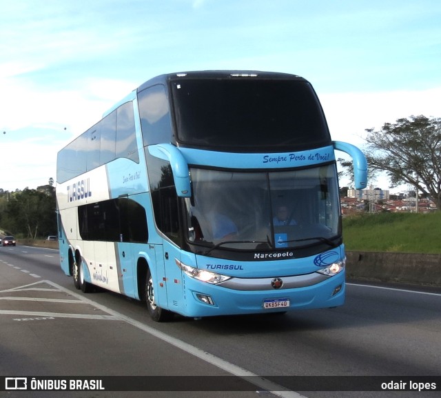 Turissul Catarinense Turismo 12018 na cidade de Caçapava, São Paulo, Brasil, por odair lopes. ID da foto: 11219622.