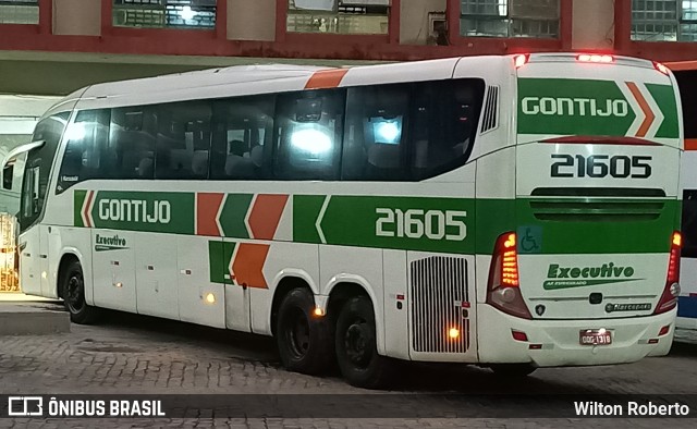 Empresa Gontijo de Transportes 21605 na cidade de Governador Valadares, Minas Gerais, Brasil, por Wilton Roberto. Número da foto: #11222296.