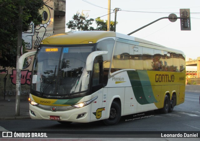 Empresa Gontijo de Transportes 19560 na cidade de Belo Horizonte, Minas Gerais, Brasil, por Leonardo Daniel. Número da foto: #11222202.