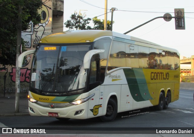 Empresa Gontijo de Transportes 19560 na cidade de Belo Horizonte, Minas Gerais, Brasil, por Leonardo Daniel. ID da foto: 11222202.