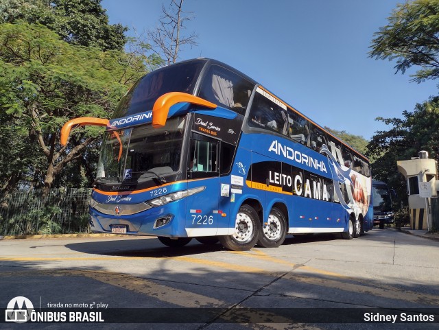 Empresa de Transportes Andorinha 7226 na cidade de São Paulo, São Paulo, Brasil, por Sidney Santos. Número da foto: #11221047.