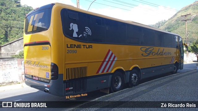 Lene Tur Transporte e Turismo 2090 na cidade de Petrópolis, Rio de Janeiro, Brasil, por Zé Ricardo Reis. ID da foto: 11220692.