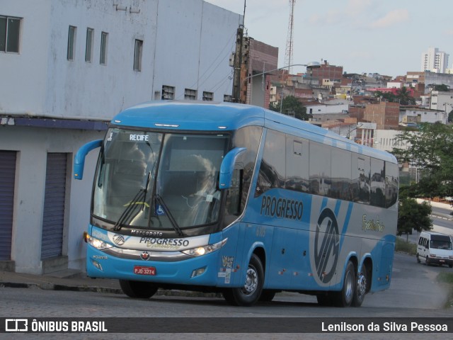 Auto Viação Progresso 6105 na cidade de Caruaru, Pernambuco, Brasil, por Lenilson da Silva Pessoa. ID da foto: 11221796.