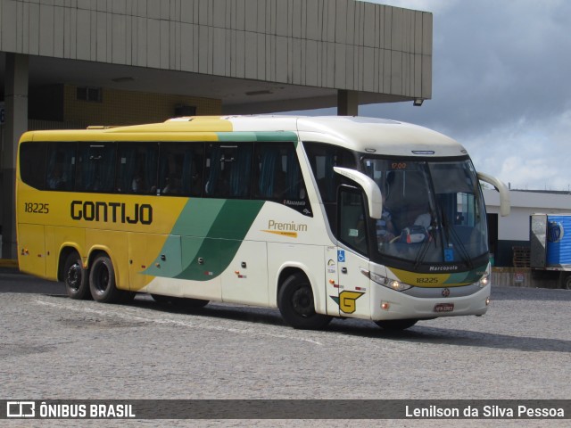 Empresa Gontijo de Transportes 18225 na cidade de Caruaru, Pernambuco, Brasil, por Lenilson da Silva Pessoa. ID da foto: 11221703.